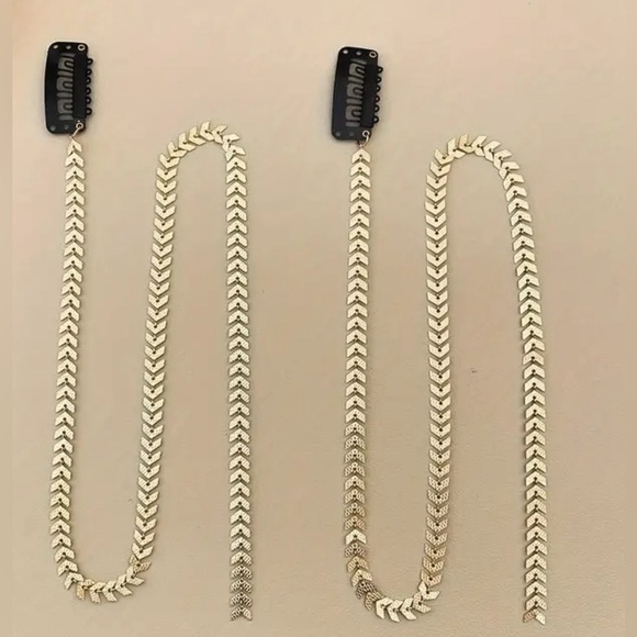 Luxury Wheat Chain bread Gold Hair Chain New ✨✨ - Picture 5 of 6